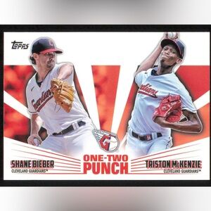 Shane Bieber 2023 Topps Toronto Blue Jays Insert MLB Baseball Card